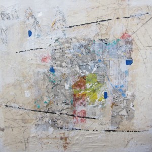 24. Canal Jagerroos, Melody Series XII, mixed media on canvas, 30 x 30 cm, 2013