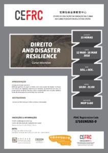 DIREITO AND DISASTER RESILIENCE